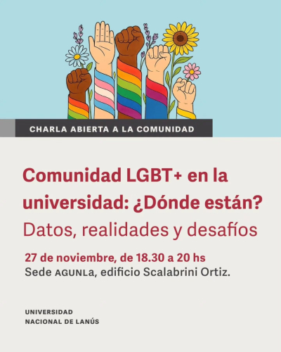 Conversatorio sobre la comunidad LGBT+ en la universidad