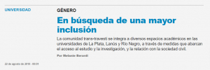 En búsqueda de una mayor inclusión