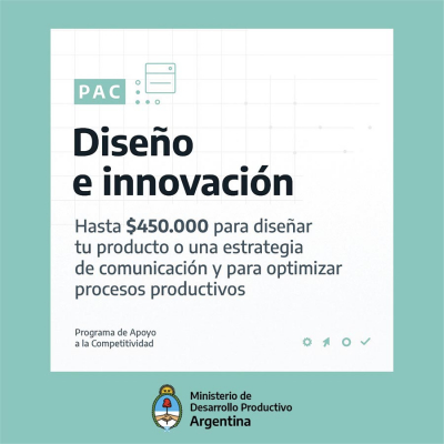 Convocatoria: Programa de Apoyo a la Competitividad (PAC) en Diseño e Innovación