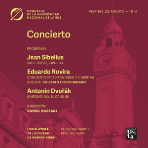 Nuevo concierto de nuestra Orquesta en la Legislatura de CABA