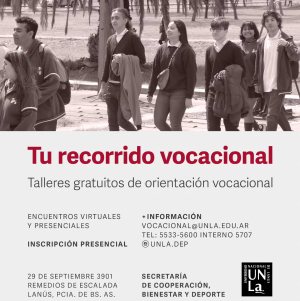 Sumate a nuestros Talleres de Orientación Vocacional