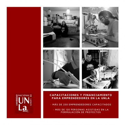 Capacitaciones y financiamiento para emprendedores en la UNLa