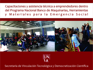 Programa Nacional Banco de Maquinarias