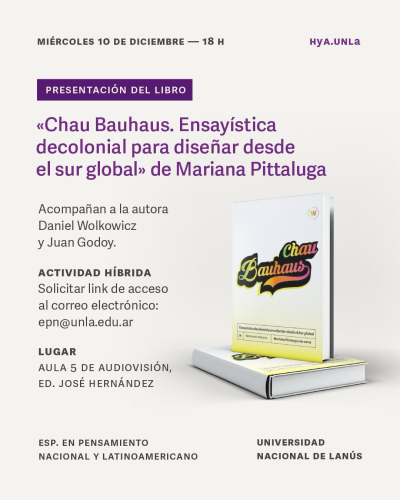 Presentación del libro &quot;Chau Bauhaus&quot; de Mariana Pittaluga