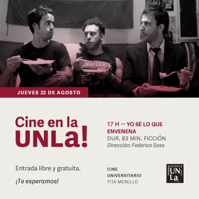 ¡Jueves de cine en la UNLa!