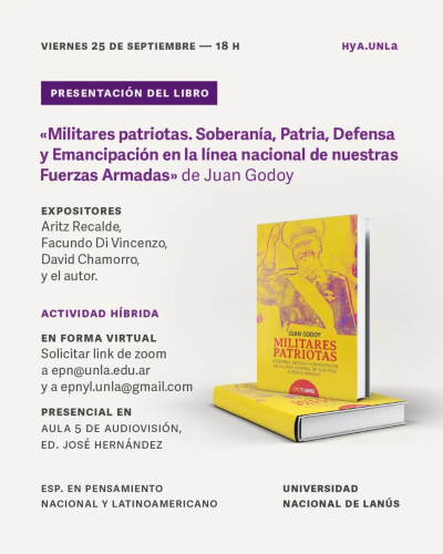 Presentaci&oacute;n del libro "Militares patriotas" de Juan Godoy