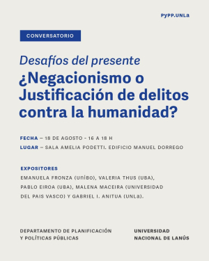 Conversatorio sobre la actualidad de los delitos contra la humanidad