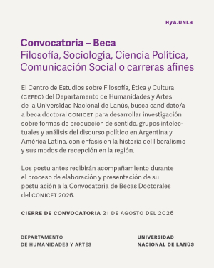 Convocatoria a becas doctorales CONICET