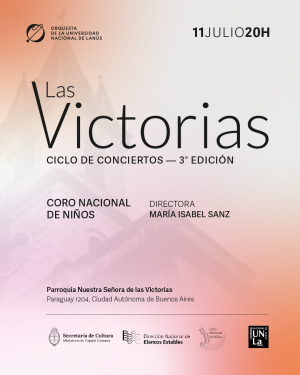 El Coro Nacional de Niños dará un concierto en la Parroquia Nuestra Señora de las Victorias