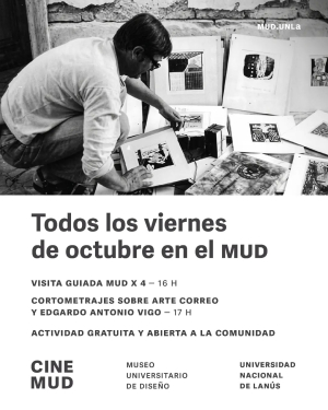 Viernes de cine y dise&ntilde;o en el MUD