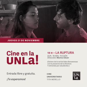 ¡Disfrutá del mejor cine en la UNLa!