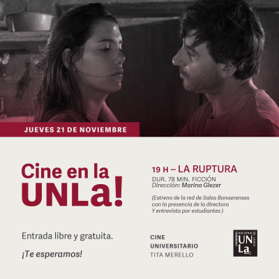¡Disfrutá del mejor cine en la UNLa!