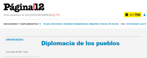 Diplomacia de los pueblos
