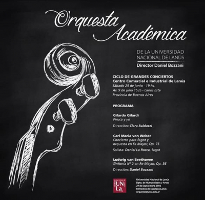 Presentación de la Orquesta Académica UNLa 