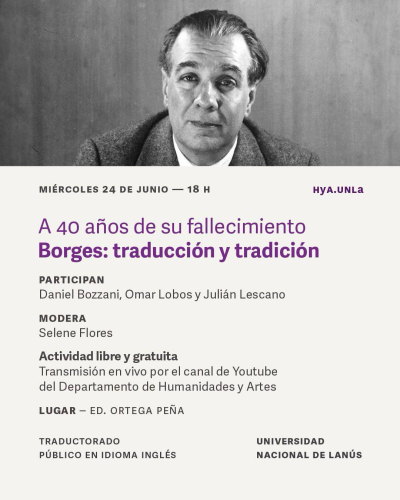 Homenaje a Borges, a 40 a&ntilde;os de su fallecimiento