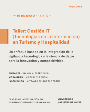 Taller de Gestión IT en Turismo y Hospitalidad