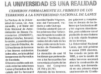 Lanús está de fiesta: la Universidad es una realidad
