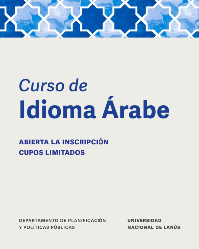 Curso de idioma árabe abierto a la comunidad