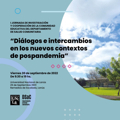 I Jornada de Investigación y Cooperación de la Comunidad Educativa del Departamento de Salud Comunitaria