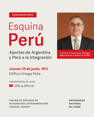 El embajador de Perú disertará en la UNLa