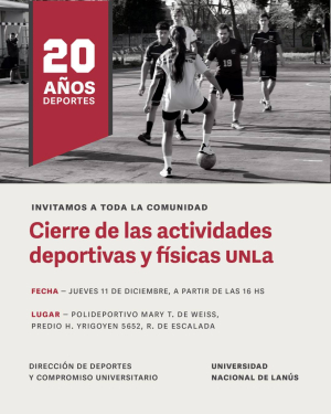 Cierre de actividades deportivas y f&iacute;sicas