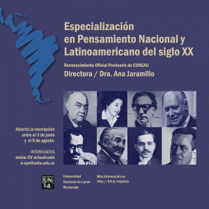 Especialización en Pensamiento Nacional y Latinoamericano