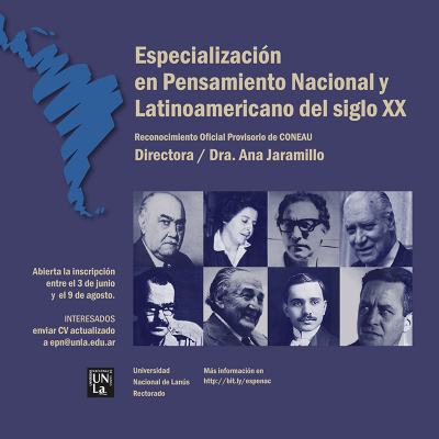 Especialización en Pensamiento Nacional y Latinoamericano