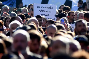 La marcha federal universitaria en Buenos Aires