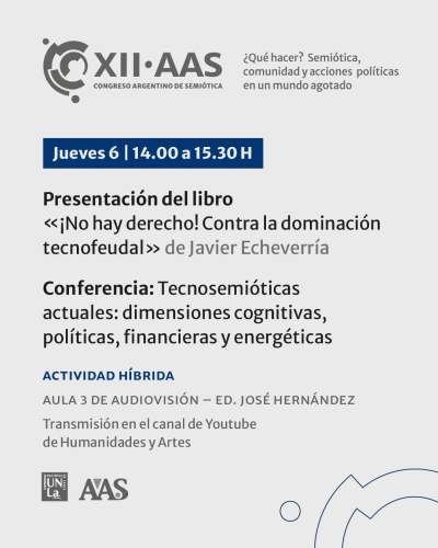 Presentaci&oacute;n del libro "&iexcl;No hay derecho! Contra la dominaci&oacute;n tecnofeudal"