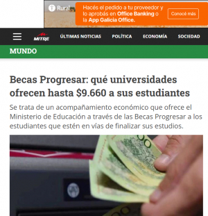 Becas Progresar: qué universidades ofrecen hasta $9.660 a sus estudiantes