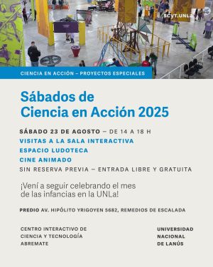Nueva edición de &quot;Sábados de Ciencia en Acción&quot;