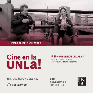 ¡Jueves de cine gratuito en la UNLa!