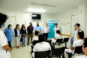 Estudiantes de Enfermería de la UNLa realizan prácticas profesionales en el Hospital de IOMA de Temperley
