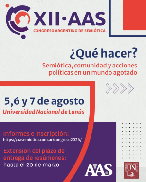 XII Congreso Argentino de Semi&oacute;tica en la UNLa