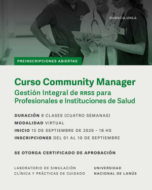 Curso de Gesti&oacute;n integral de RRSS para profesionales e instituciones de salud