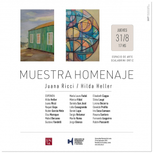 Invitamos a la muestra homenaje &quot;Juana Ricci / Hilda Heller&quot;