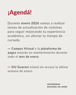 Mejoras en SIU Guaran&iacute;, Campus Virtual y Plataforma de pagos durante enero