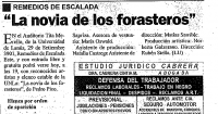 &quot;La novia de los forasteros&quot;