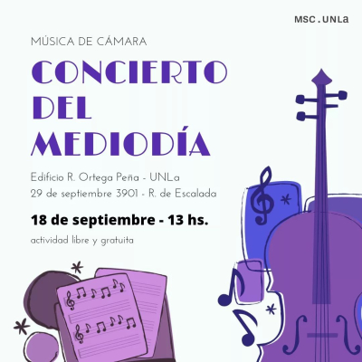 Nueva edición del ciclo &quot;Concierto del mediodía&quot;