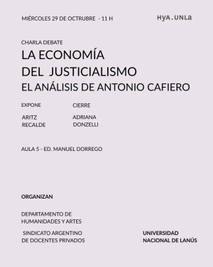 Disertación sobre la economía del Justicialismo según Antonio Cafiero