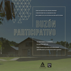 Sumate al Buzón virtual participativo