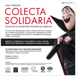 Campaña de donación voluntaria de sangre para el Garrahan