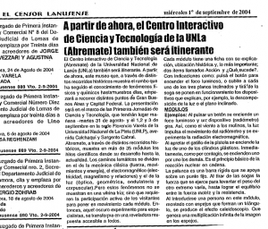 A partir de ahora, el Centro Interactivo de Ciencia y Tecnología de la UNLa (Abremate) también será itinerante