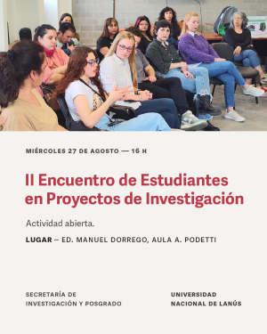 II Encuentro de estudiantes en proyectos de investigación