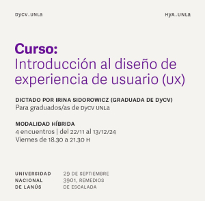 Curso de Introducción al diseño de experiencia de usuario (UX)