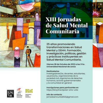 XIII Jornadas de Salud Mental Comunitaria