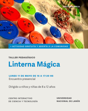 Taller Pedag&oacute;gico "Linterna M&aacute;gica" para ni&ntilde;os de 8 a 12 a&ntilde;os
