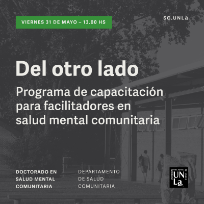 Encuentro de formación con usuarios y usuarias de servicios de salud mental