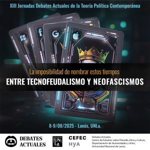 XIII Jornadas Debates Actuales de la Teoría Política Contemporánea  