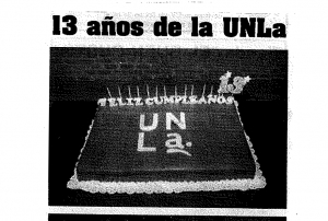 13 años de la UNLa